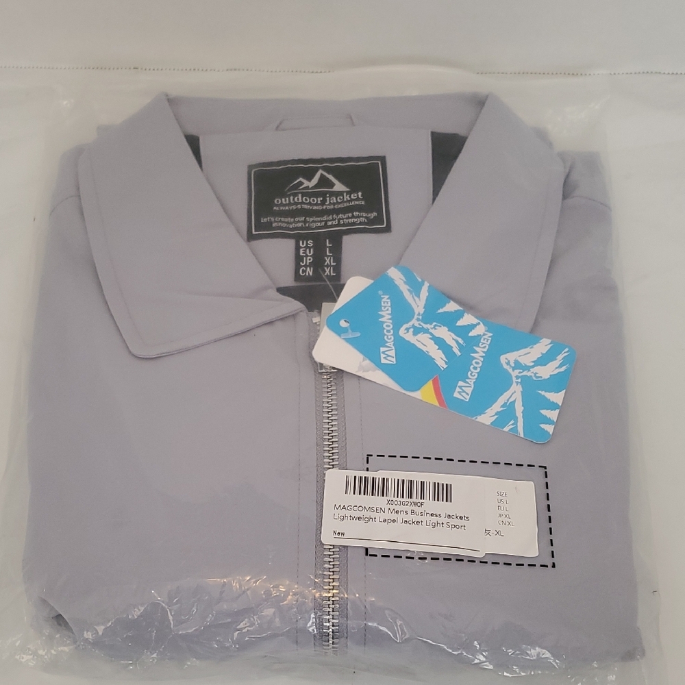 Lightweight Shirt Jacket - Light Gray